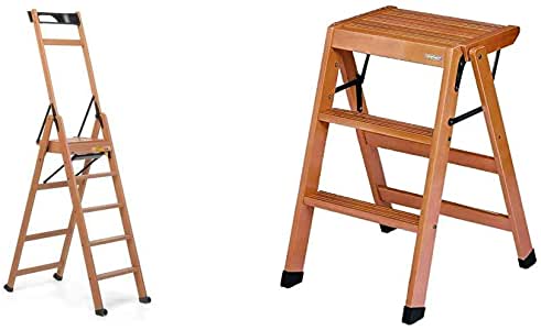 Scala Pieghevole Sedia Scaletta Legno Ikea Scale Interne Scaletta