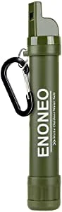 Filtro Acqua Portatile ENONEO 1500L - Paglia Purificatrice 0.01 Micron Con Fischietto E Bussola - Foto 3