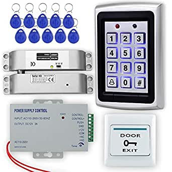 Kit Controllo Accessi RFID Con Tastiera - Serratura Magnetica Per Porte Singole - Foto 5